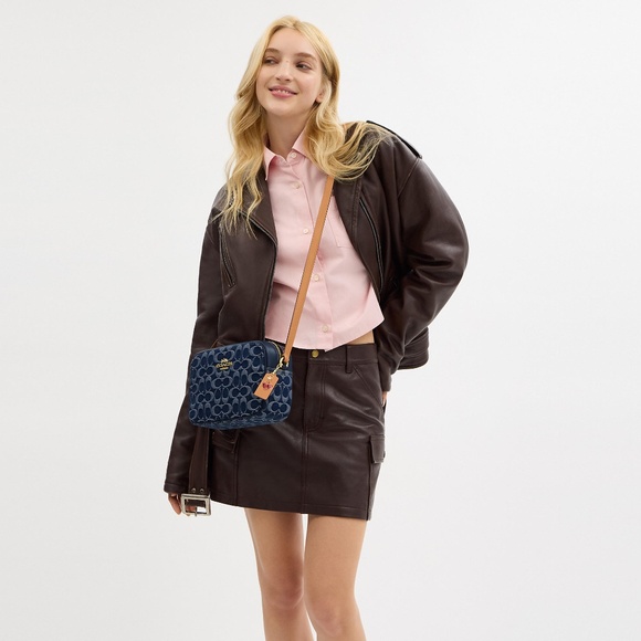 Jamie Camera Bag In Signature Denim - Picture 1 of 4